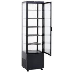 Vitrine réfrigérée, noire 235L RTC 287 BE