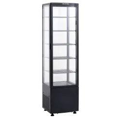 Vitrine réfrigérée, noire 235L RTC 287 BE