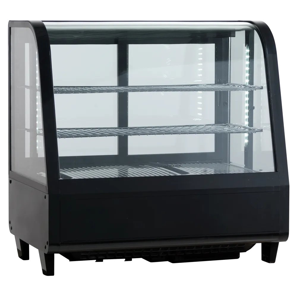 Vitrine réfrigérée, noire 70L RTW 101 BE (19310101BE10000)