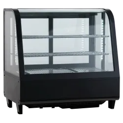 Vitrine réfrigérée, noire 70L RTW 101 BE