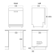 Lave-vaisselle DWI1042WC (33102310000DWI1442WC)