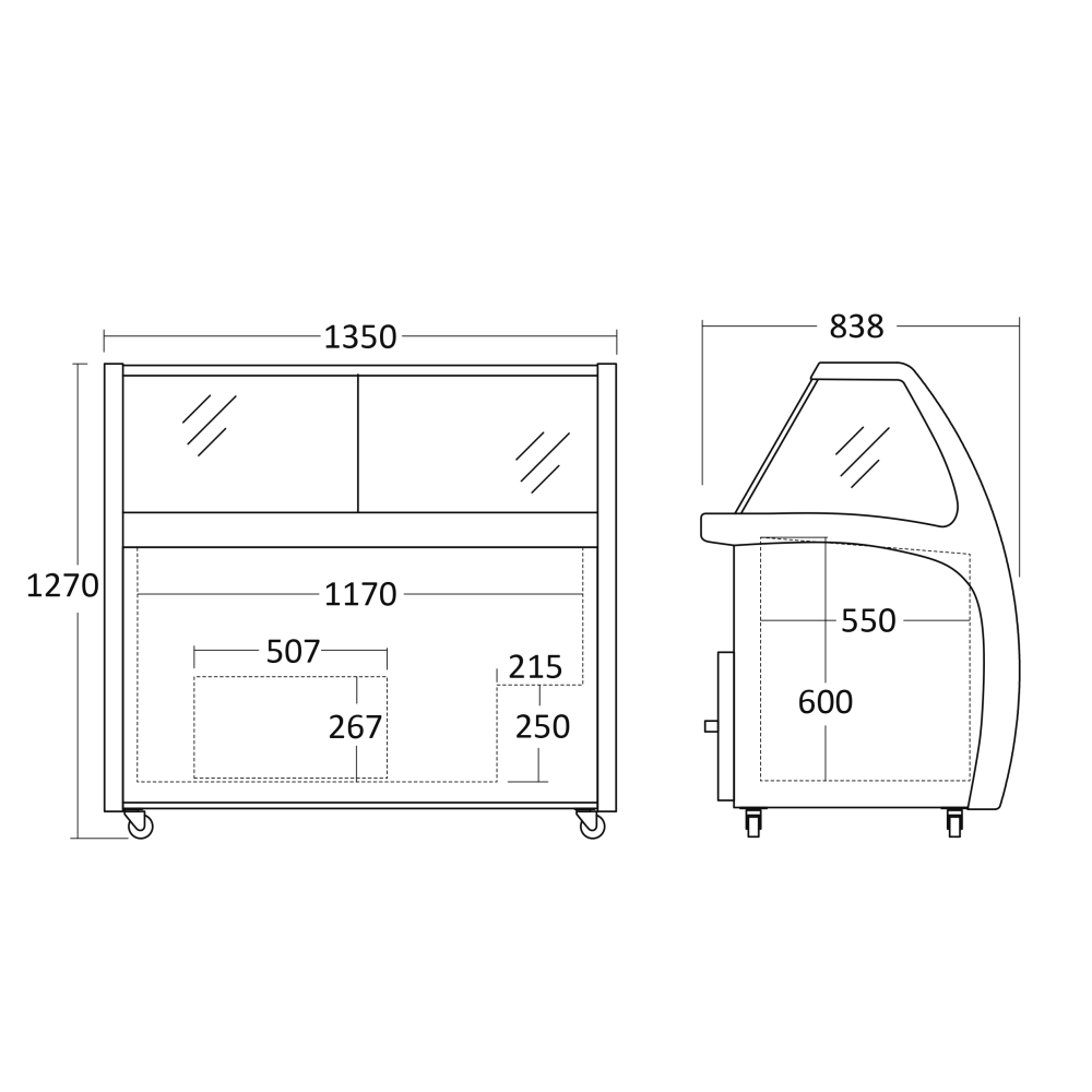 Vitrine à glace 310L SIC9WB (23424510000SIC9WB)
