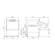 Lave-vaisselle, 500x500mm, SK 50E PRS SD (SK50EPRSSD)