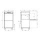 Lave-vaisselle, 500x600mm, UK 55/45 EPI PRS (UK55/45EPIPRS)
