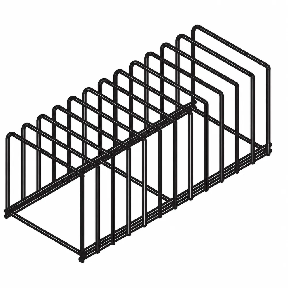 Support en acier inoxydable pour 12 plateaux (0B005972)