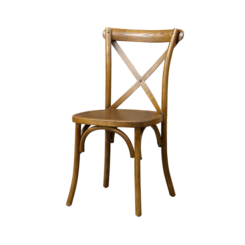 Chaise CROSS-BACK WOOD 4025 (KSD/CROSS-BACK.WOOD.4025/JK/STM)