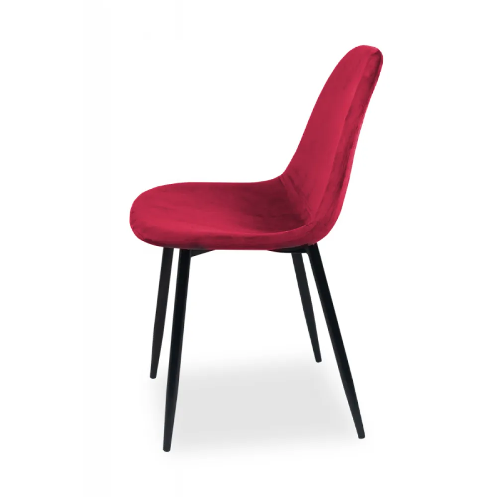 Chaise BELLA MILANO, rouge (KKT/BELLA.MILANO.294/PK/STM)