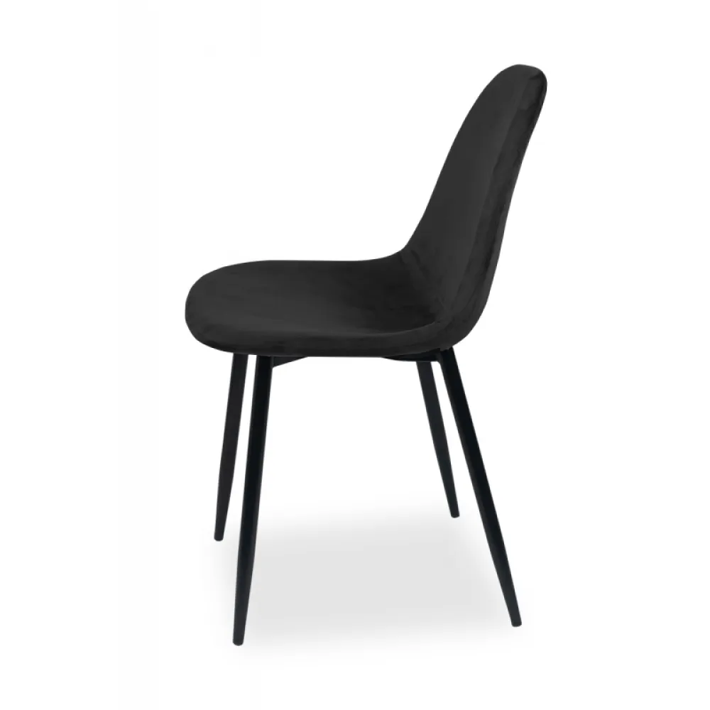 Chaise BELLA MILANO, noire (KKT/BELLA.MILANO.685/PK/STM)