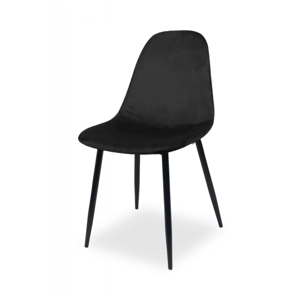 Chaise BELLA MILANO, noire (KKT/BELLA.MILANO.685/PK/STM)