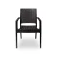 Chaise MARIO 110, noire (KOP/MARIO.110/BS/STM)