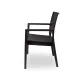 Chaise MARIO 110, noire (KOP/MARIO.110/BS/STM)