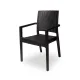 Chaise MARIO 110, noire (KOP/MARIO.110/BS/STM)