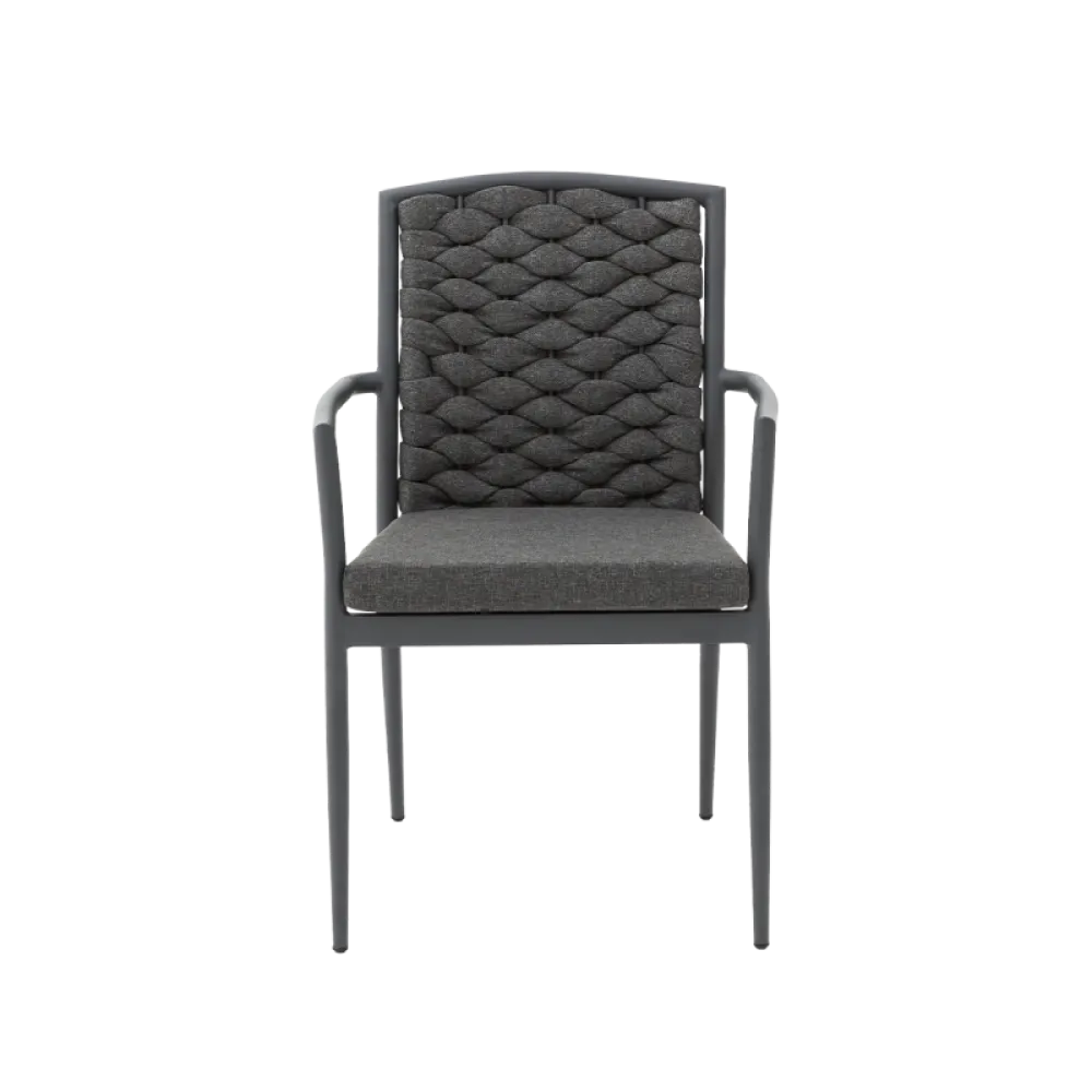 Chaise INTRECCIO 1616, noire (KOP/INTRECCIO.TWI.1616/HH/STM)