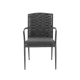 Chaise INTRECCIO 1616, noire (KOP/INTRECCIO.TWI.1616/HH/STM)