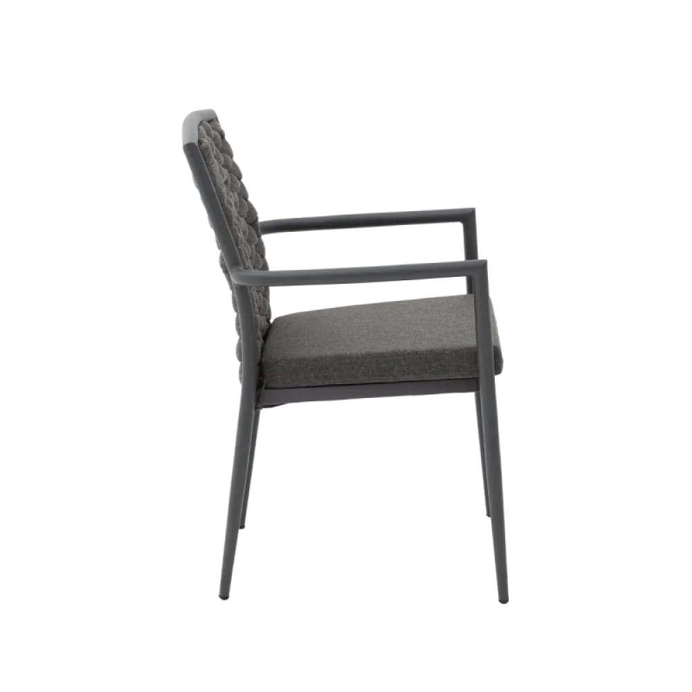 Chaise INTRECCIO 1616, noire (KOP/INTRECCIO.TWI.1616/HH/STM)