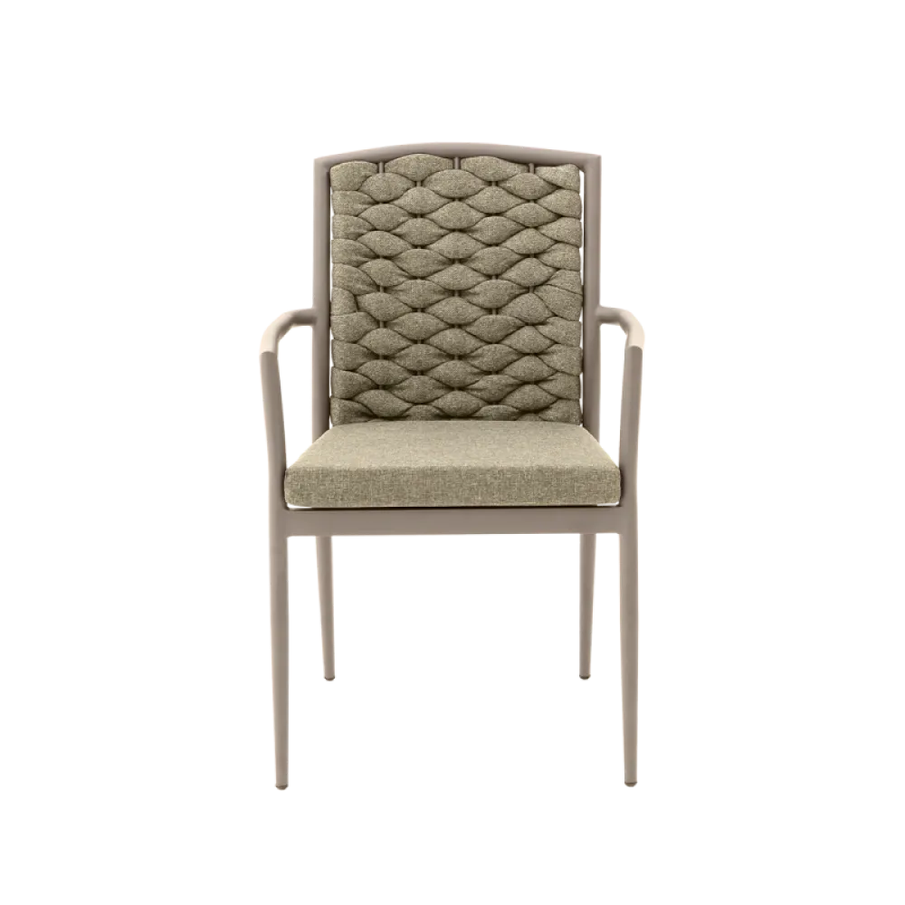 Chaise INTRECCIO 7116, beige (KOP/INTRECCIO.TWI.7116/HH/STM)