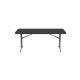 Table pliante 183 × 76 cm, noire (SC/81168/LT/STM)