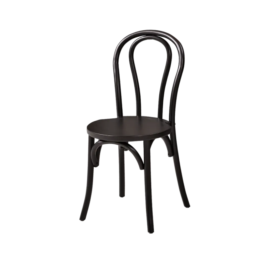 Chaise MONET WOOD, noire (KDR/MONET.WOOD.6001/JK/STM)