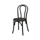 Chaise MONET WOOD, noire (KDR/MONET.WOOD.6001/JK/STM)