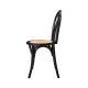 Chaise MONET WOOD RT, noire (KDR/MONET.WOOD.RT.6001/JK/STM)