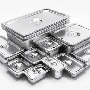 Tableau des tailles des bacs GN standard