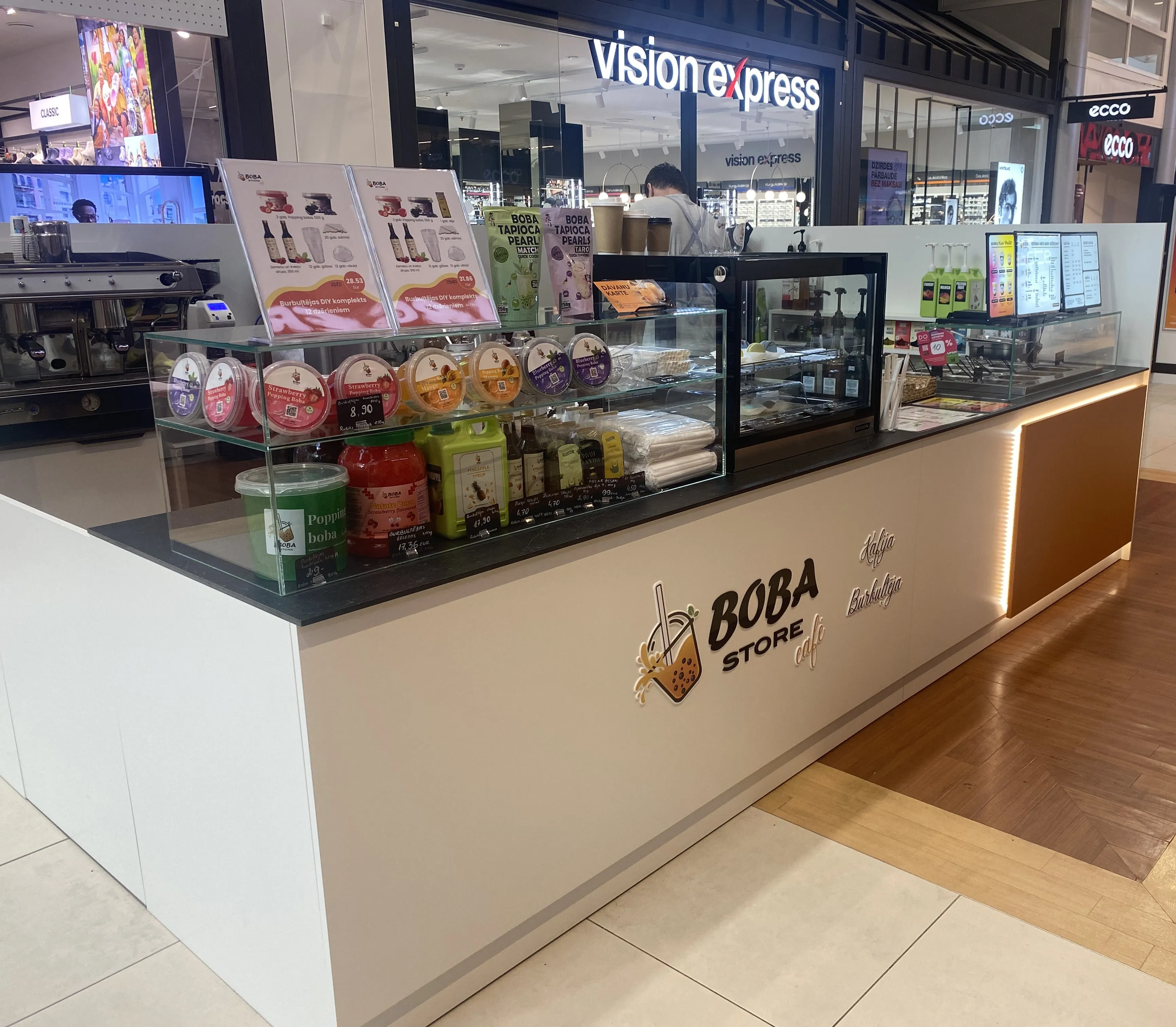 Projet de boutique-café Bubble Tea